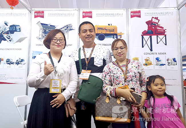 建新機械混凝土攪拌設備亮相菲律賓成焦點！